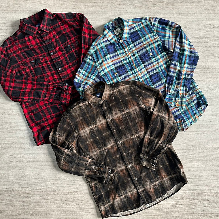 Fardo Camisa Franela Primera 3