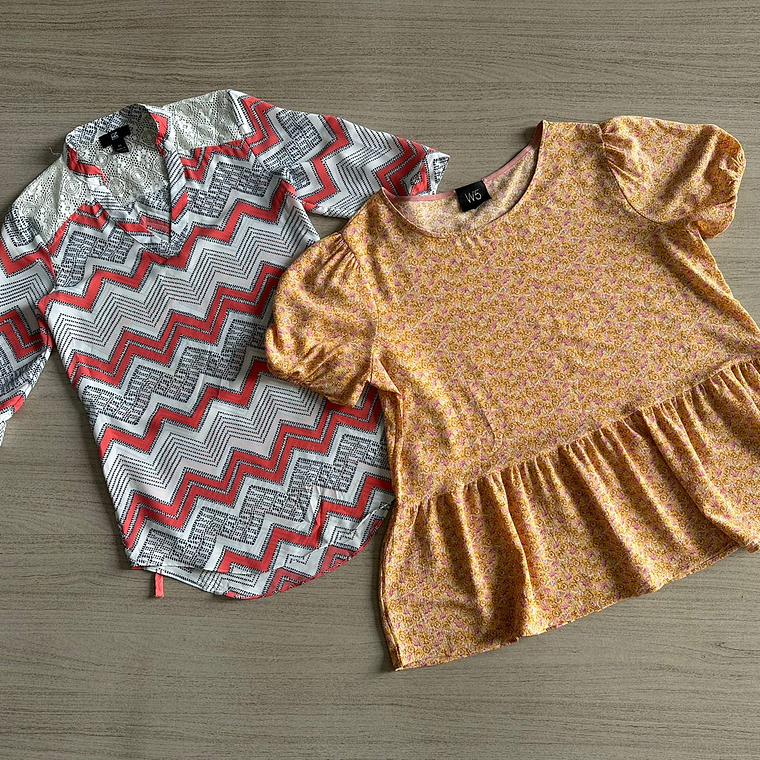 Saco Blusa Manga Corta Economica 6