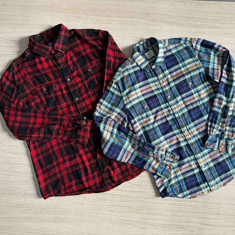 Fardo Camisa Franela Primera 6