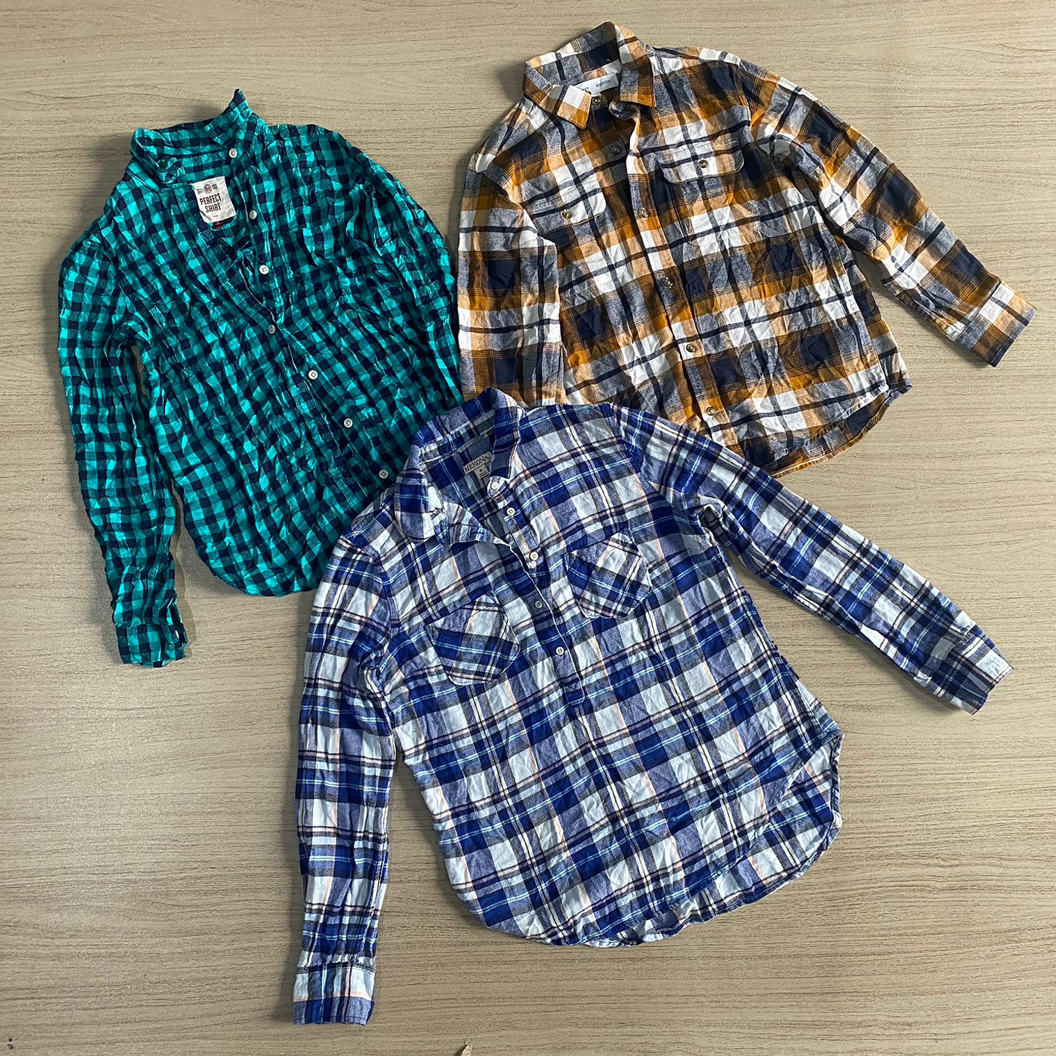 Fardo Camisa Franela Primera 10