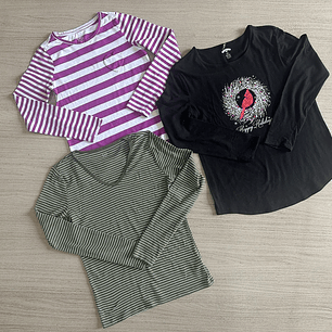 Fardo Polera Mujer Manga Larga Primera