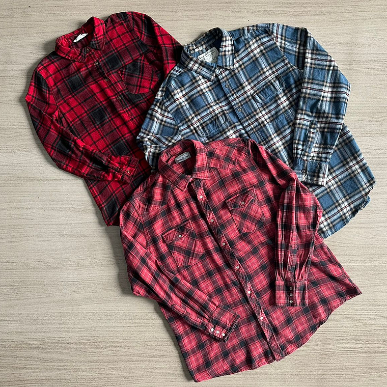 Fardo Camisa Franela Segunda 6