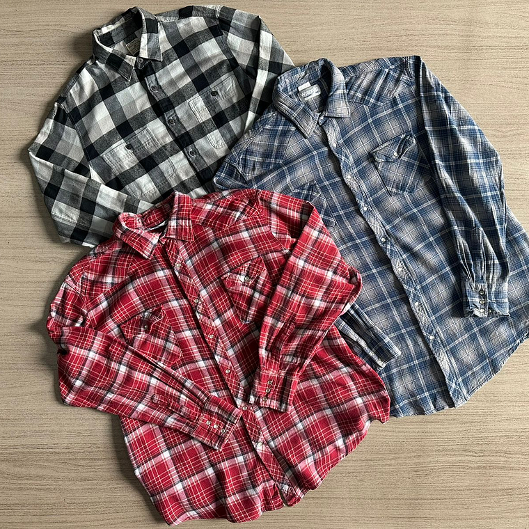 Fardo Camisa Franela Segunda 8