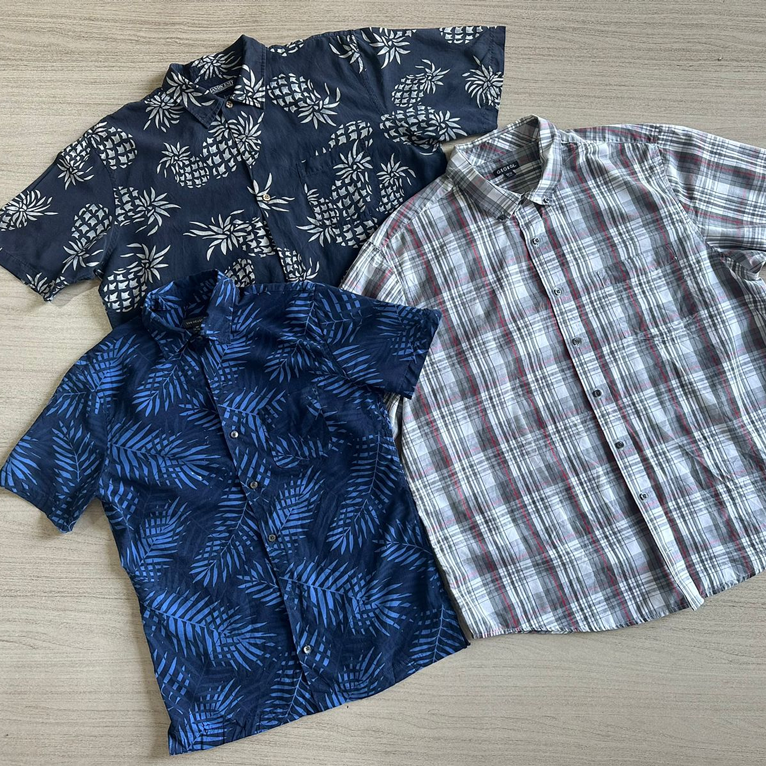 Saco Camisa Manga Corta Regular 1