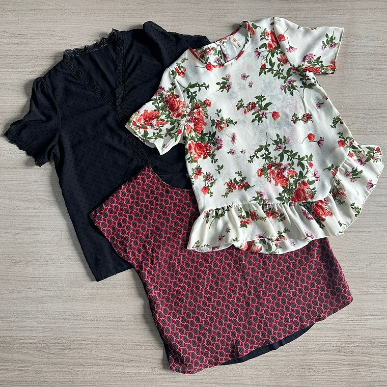 Fardo Blusas Manga Corta Primera 3