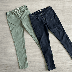 Saco Pantalon Jeans Mixto Economico