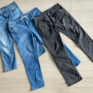 Saco Pantalon Jeans Mixto Regular