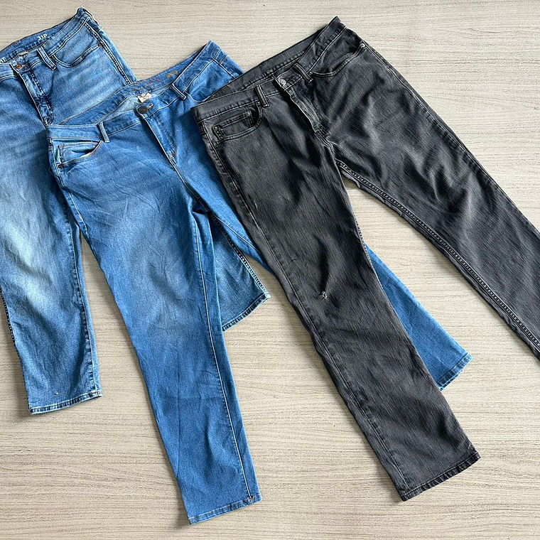 Saco Pantalon Jeans Mixto Regular 2