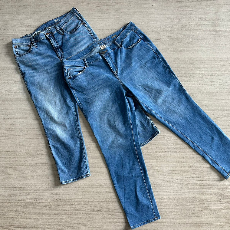 Saco Pantalon Jeans Mixto Regular 6