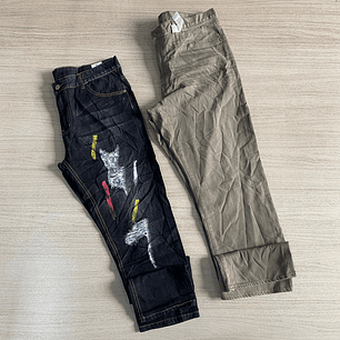 Fardo Pantalon Jeans Mixto Primera