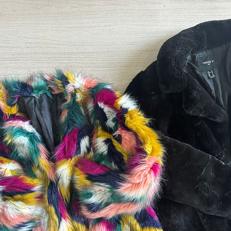 Saco Chaqueta Piel Sintetica Regular 5