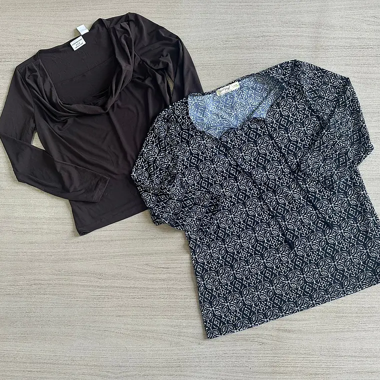 Saco Polera Mujer Manga Corta Regular 4