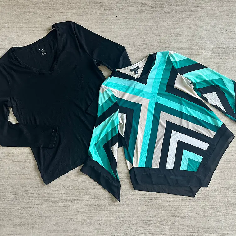 Saco Polera Mujer Manga Corta Regular 6