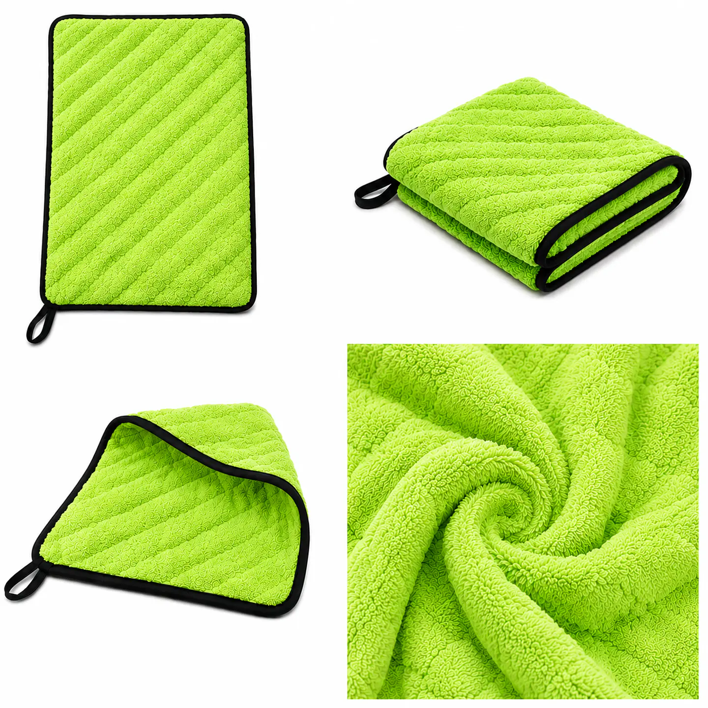 Paño Premium Microfibra 650 GSM - Verde 3