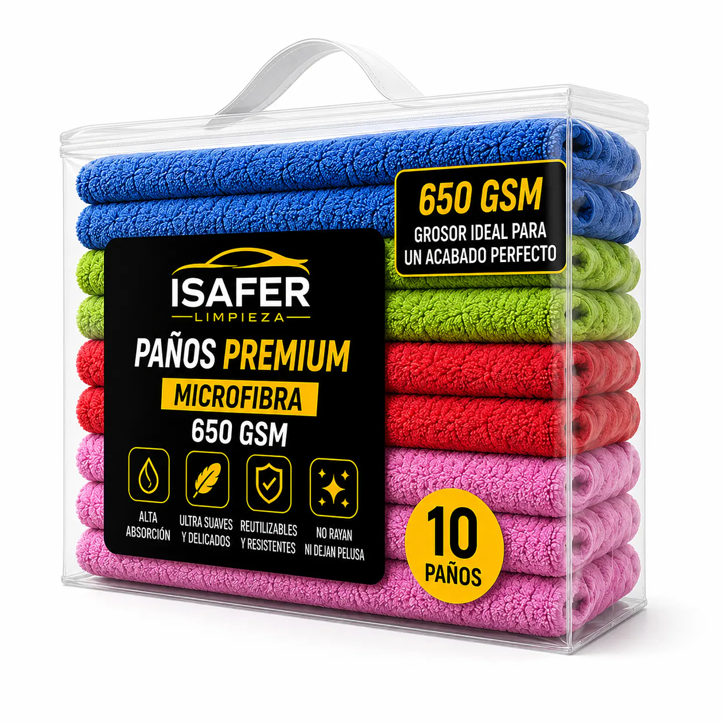 Embalaje 10 Paños Premium 650 GSM - Mayorista 1