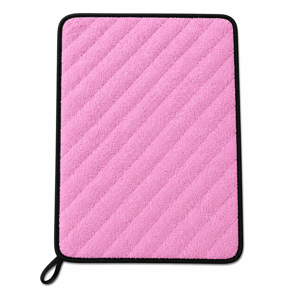 Pack 3 Paños Premium 650 GSM - Rosado/Azul/Verde 6