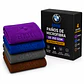 Pack 4 Paños Microfibra 350 GSM BMW - 4 Colores - Miniatura 1