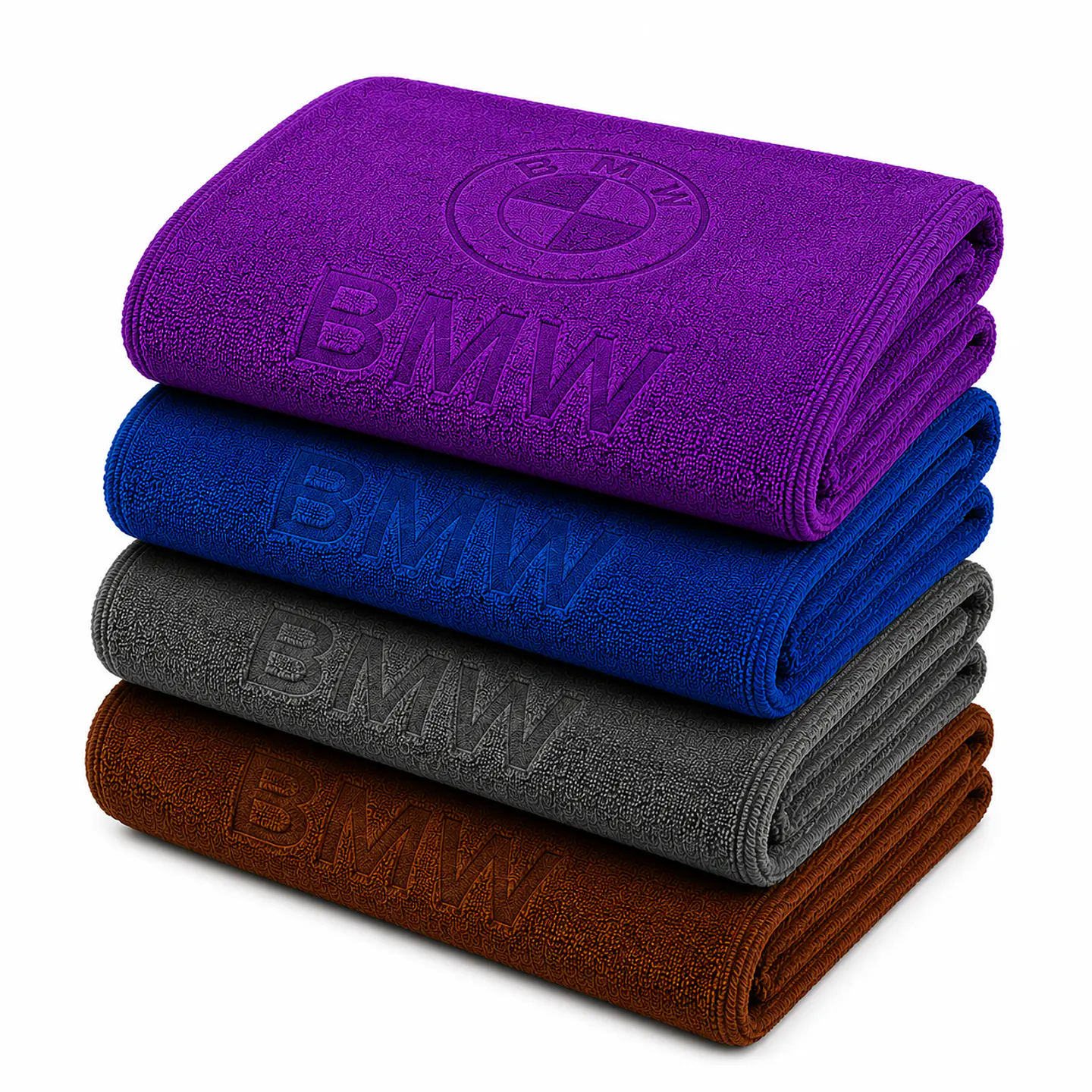 Pack 4 Paños Microfibra 350 GSM BMW - 4 Colores 2