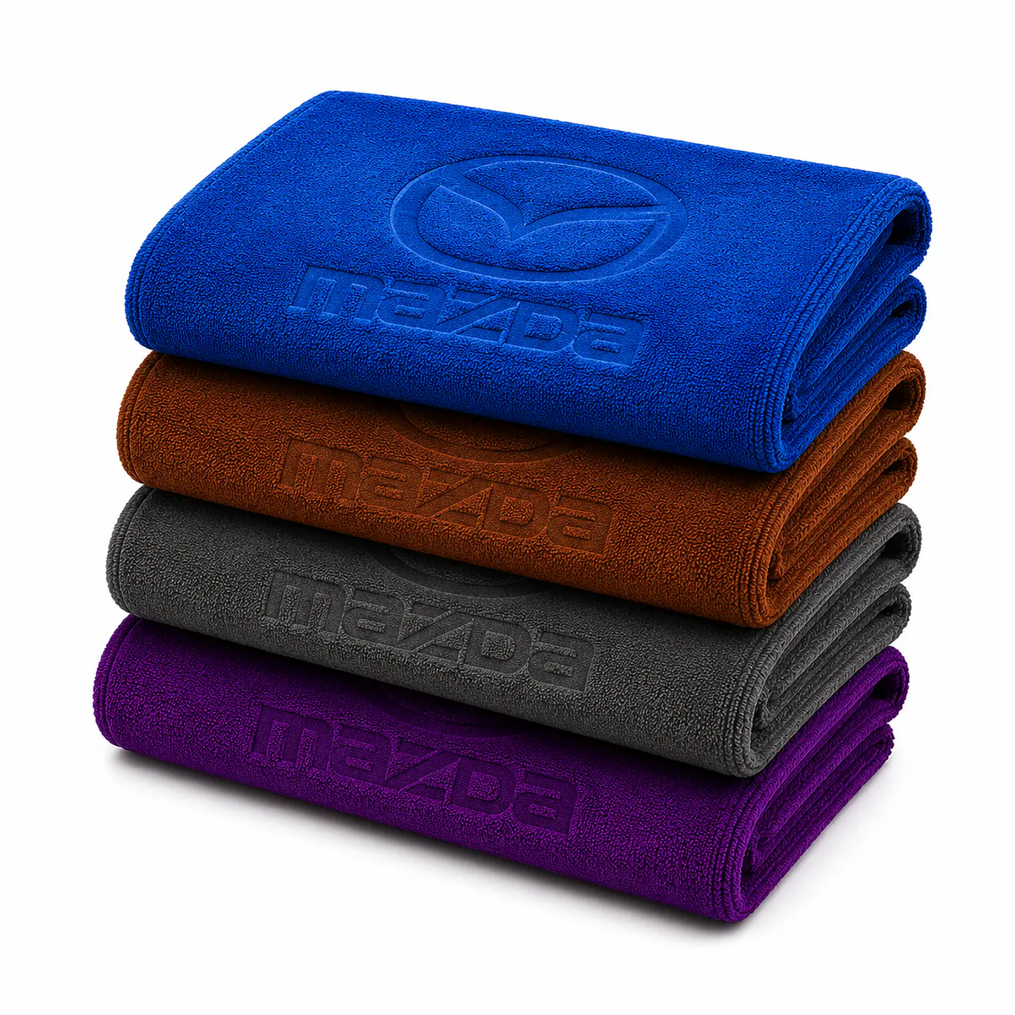 Pack 4 Paños Microfibra 350 GSM MAZDA - 4 Colores 2