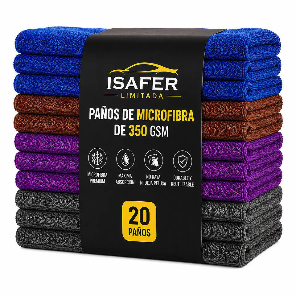 Combo Pro Taller - 20 paños 350 GSM profesionales 1