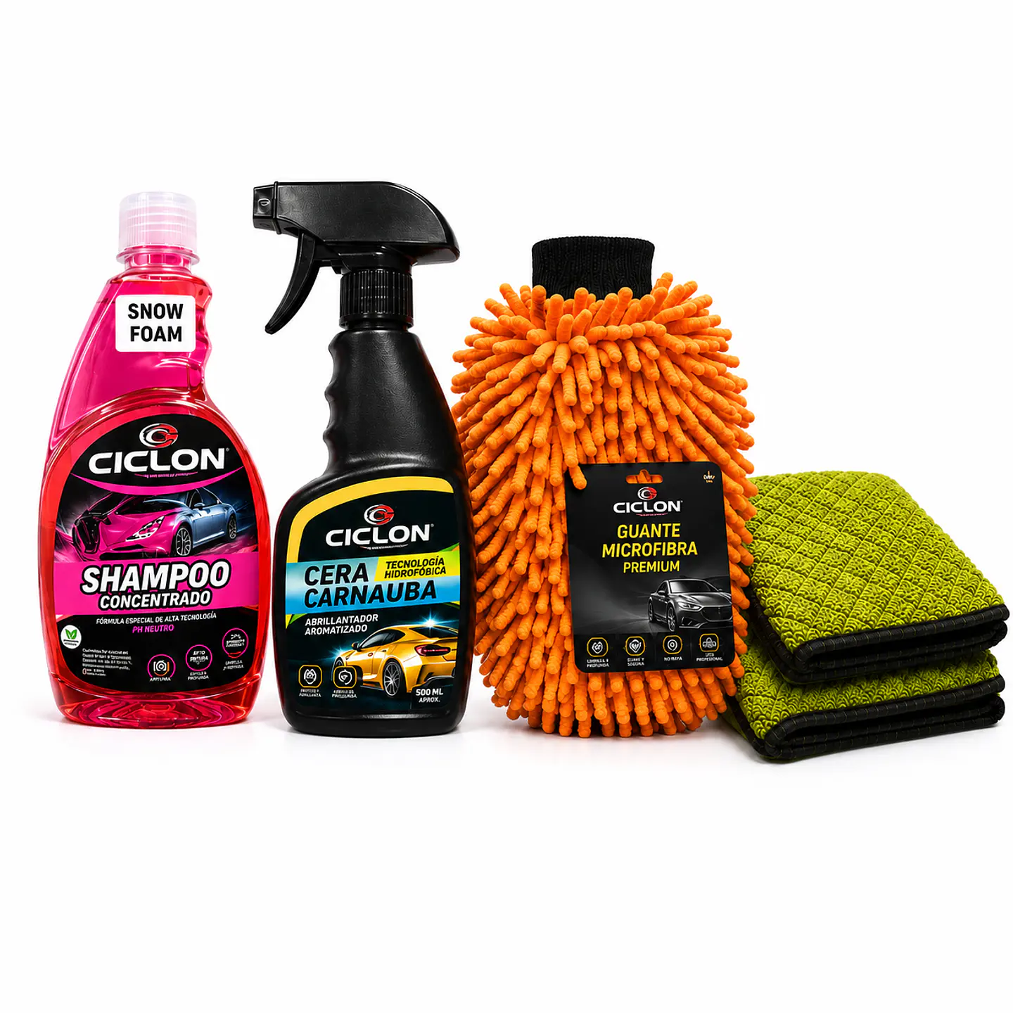 Kit Premium Lavado & Brillo Total 650GSM 1
