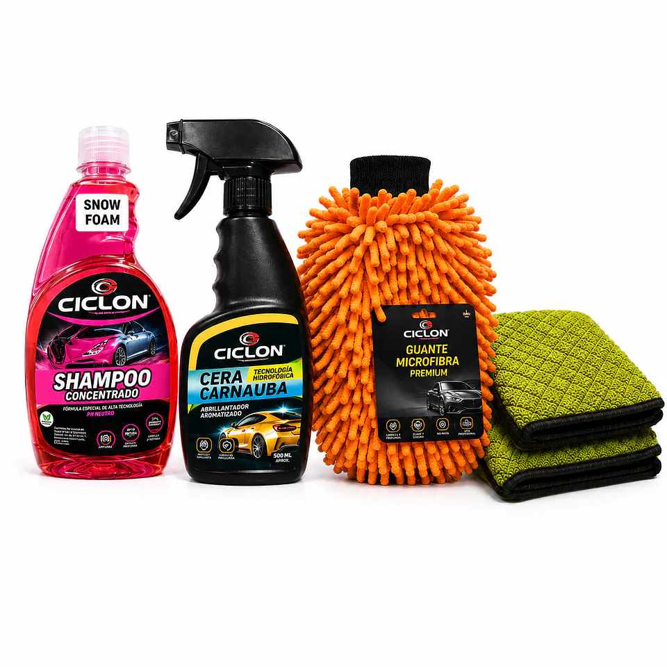 Kit Premium Lavado & Brillo Total 650GSM 1