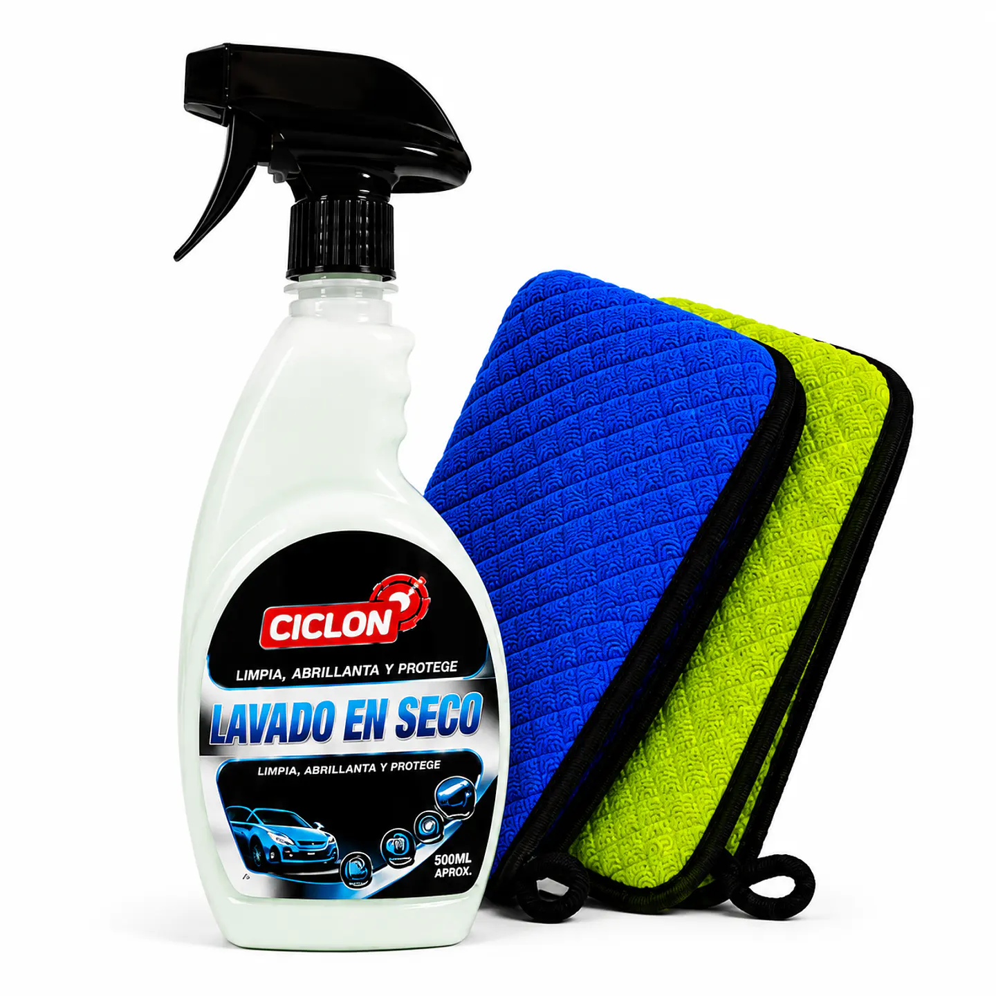 Kit Premium Lavado en Seco + 2 Paños 650GSM 1