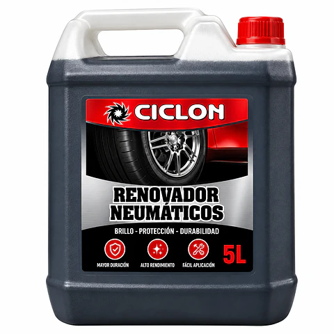 Renovador de Neumáticos CICLON 5 Litros – Brillo, Protección y Alta Duración