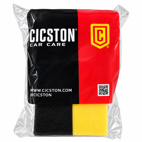 Esponja Aplicadora CICSTON Car Care para Lavado y Detailing Automotriz