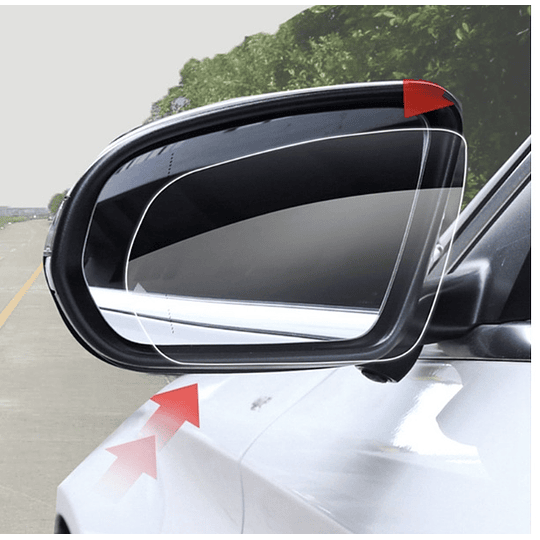 Laminas Impermeables para Espejos Retrovisores Exteriores del Auto