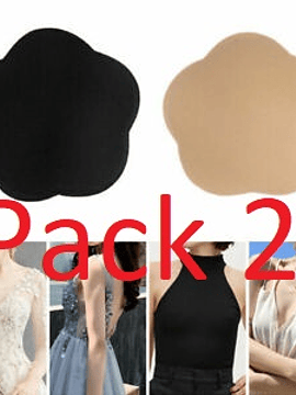 Pack 2 Par Cubre Pezon Adhesivo Silicona Reutilizable