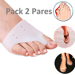 Pack 2 Pares Almohadilla Silicona Metatarso Endereza Juanetes