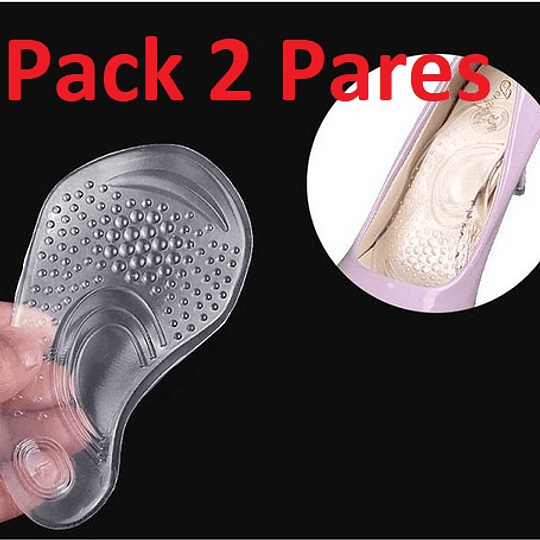 Pack 2 Pares Plantilla Silicona con Soporte Arco