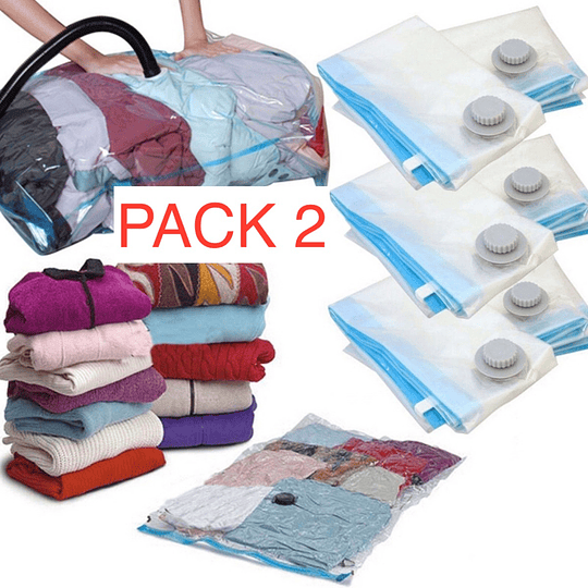 Pack 2 Bolsas Para Comprimir Medida 80x110