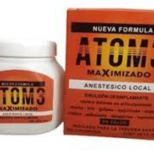 Gel Atom 3 Anestesico Maximizado