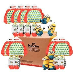 Huevo Pascuas Chocolate Kinder Gran Sorpresa Minions 100g