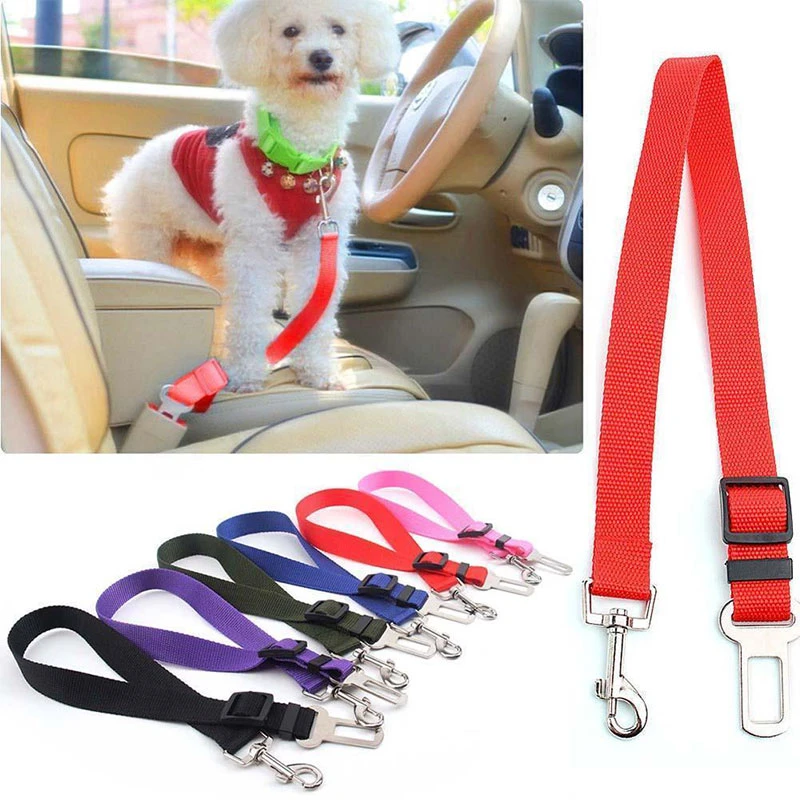 Cinturon Seguridad Mascota para Automovil Colores