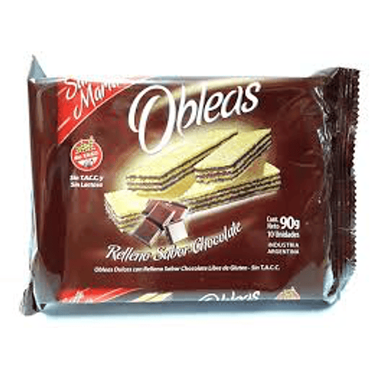 Oblea Santa María 🍫 chocolate 