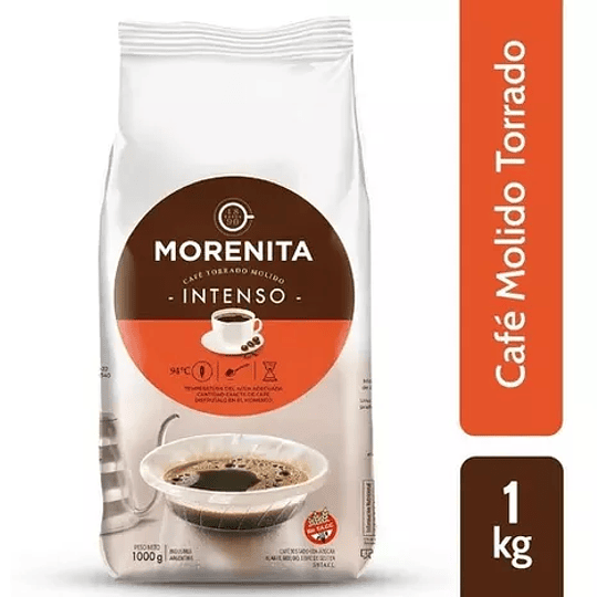 Café Morenita Torrado Intenso 1 kilo Sin Gluten