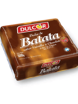 Dulce de Batata con Chocolate Dulcor