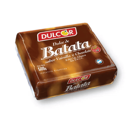 Dulce de Batata con Chocolate Dulcor