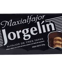 Maxialfajor Jorgelin Negro 3 unidades