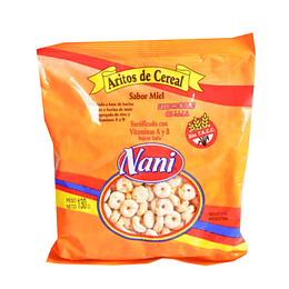 Aritos de Cereal sabor Miel Nani - Sin Gluten 