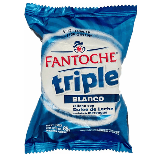 Alfajor Fantoche Triple Blanco - Unitario