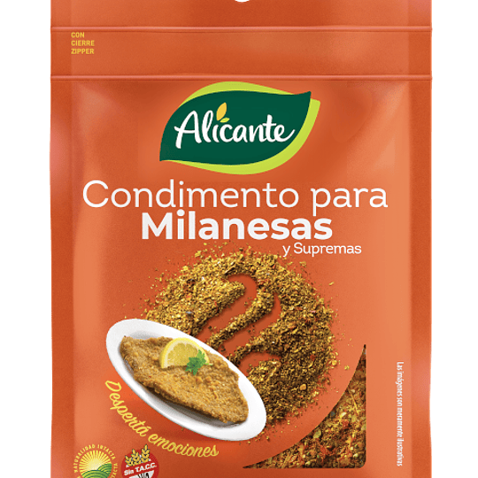 Condimentos para milanesa Alicante