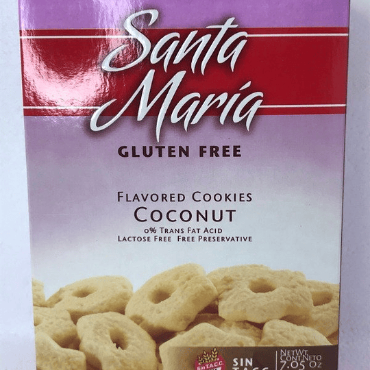 Galletas Coconut Santa María Sin Gluten Sin Lactosa