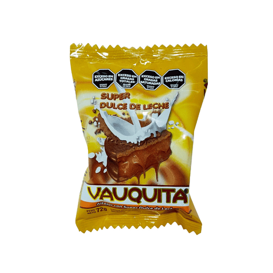 Alfajor Vauquita con Súper Dulce de Leche 72 grs 