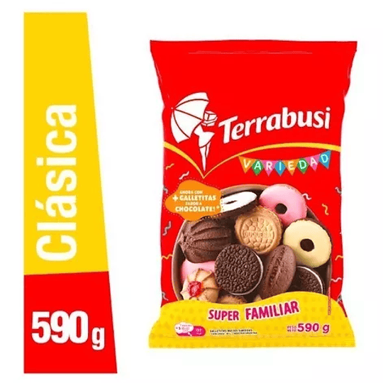 Galletitas Dulces Variedad De Terrabusi 590 Gramos