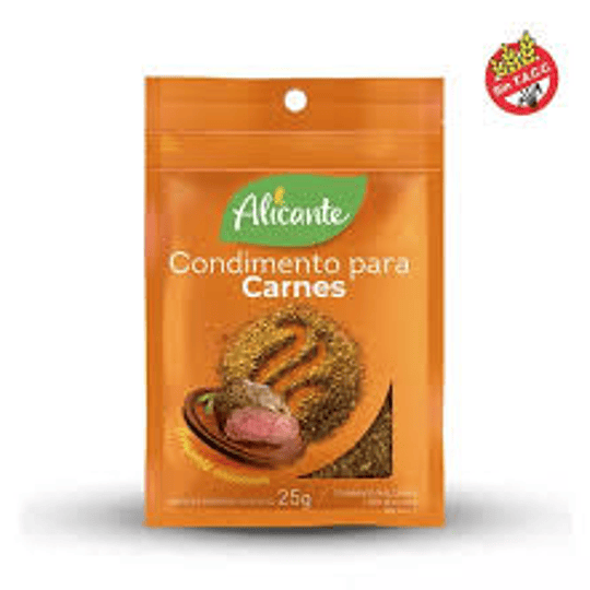 Condimento Para Carnes Sin Gluten 25 Gramos