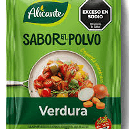 Condimento Sabor en Polvo Verdura Alicante Sin Gluten